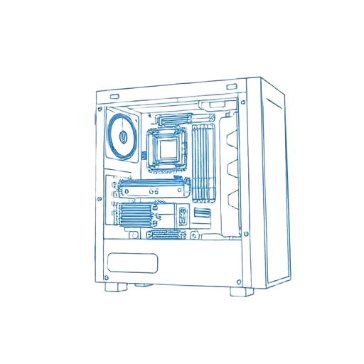 Custom-built desktop computer system